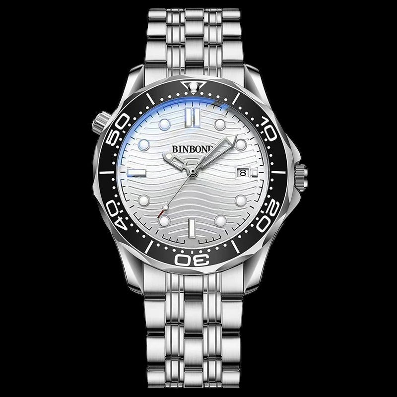 EDELSTAHL "SEAMOR" UHR - ICERAIN JEWELRY