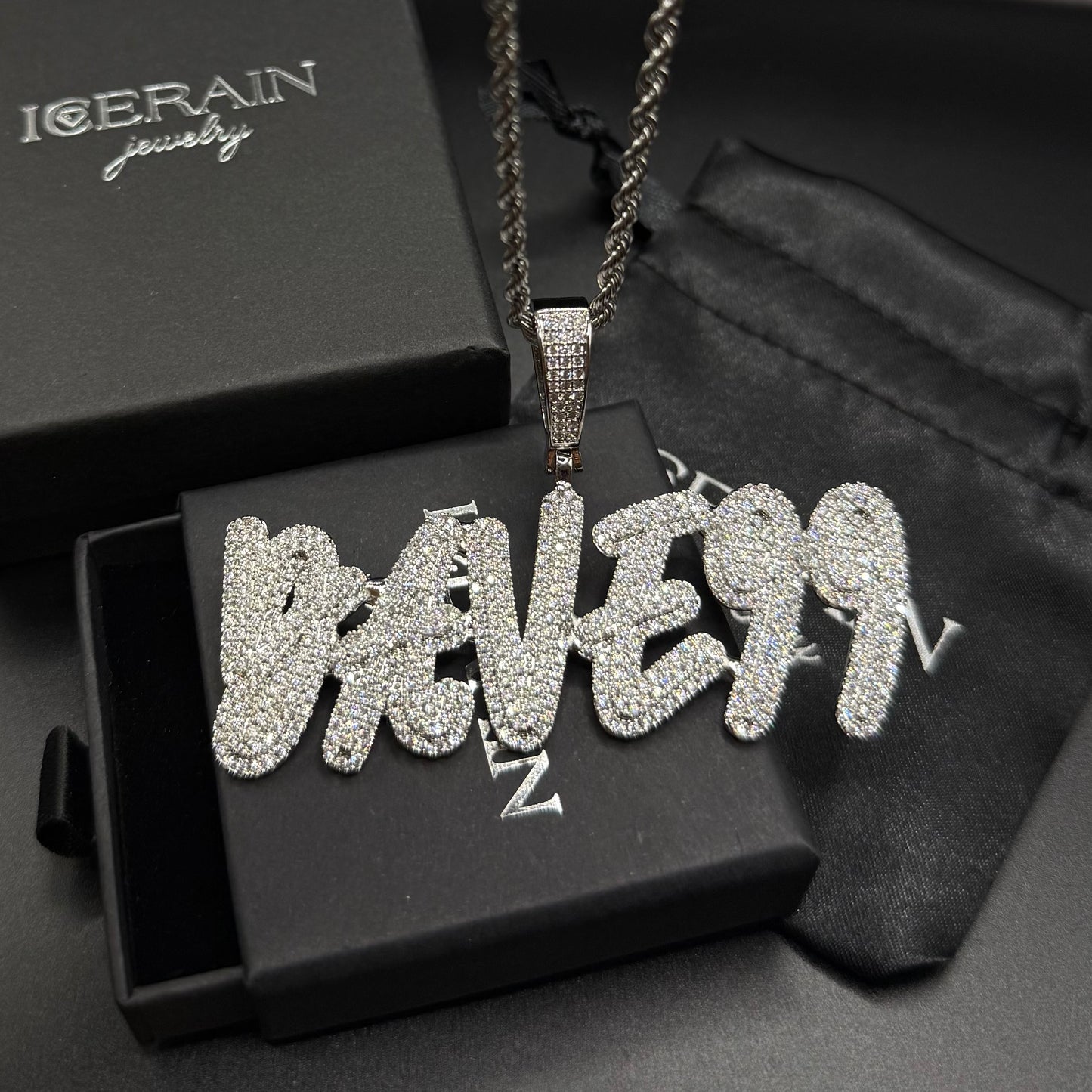 PERSONALISIERTE ICED OUT "CURISE ICE" KETTE - ICERAIN JEWELRY