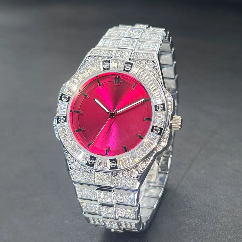 ICED OUT "FASHIONARY" UHR - ICERAIN JEWELRY