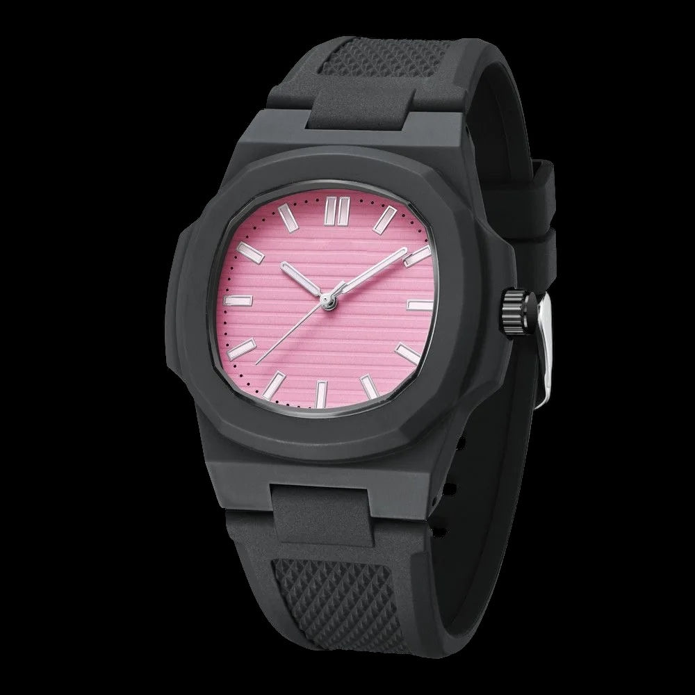 SILIKON "BLACK WRIST" UHR - ICERAIN JEWELRY