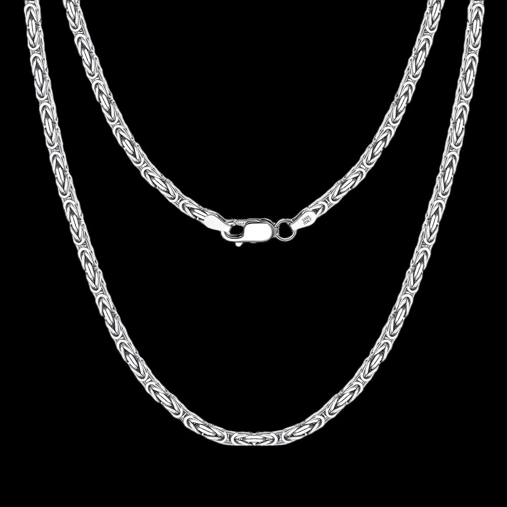 925S SILVER 2,5MM "KING" KÖNIGSKETTE - ICERAIN JEWELRY