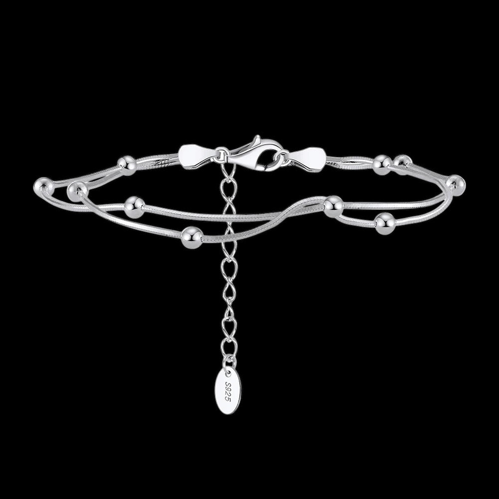 925S SILVER 0,9MM "SATELLITE" ARMBAND - ICERAIN JEWELRY