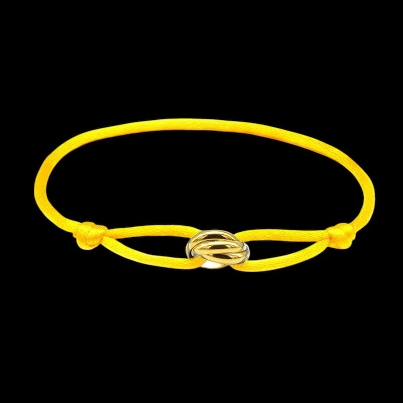 STOFF/EDELSTAHL "TRICOLOR" ARMBAND - ICERAIN JEWELRY