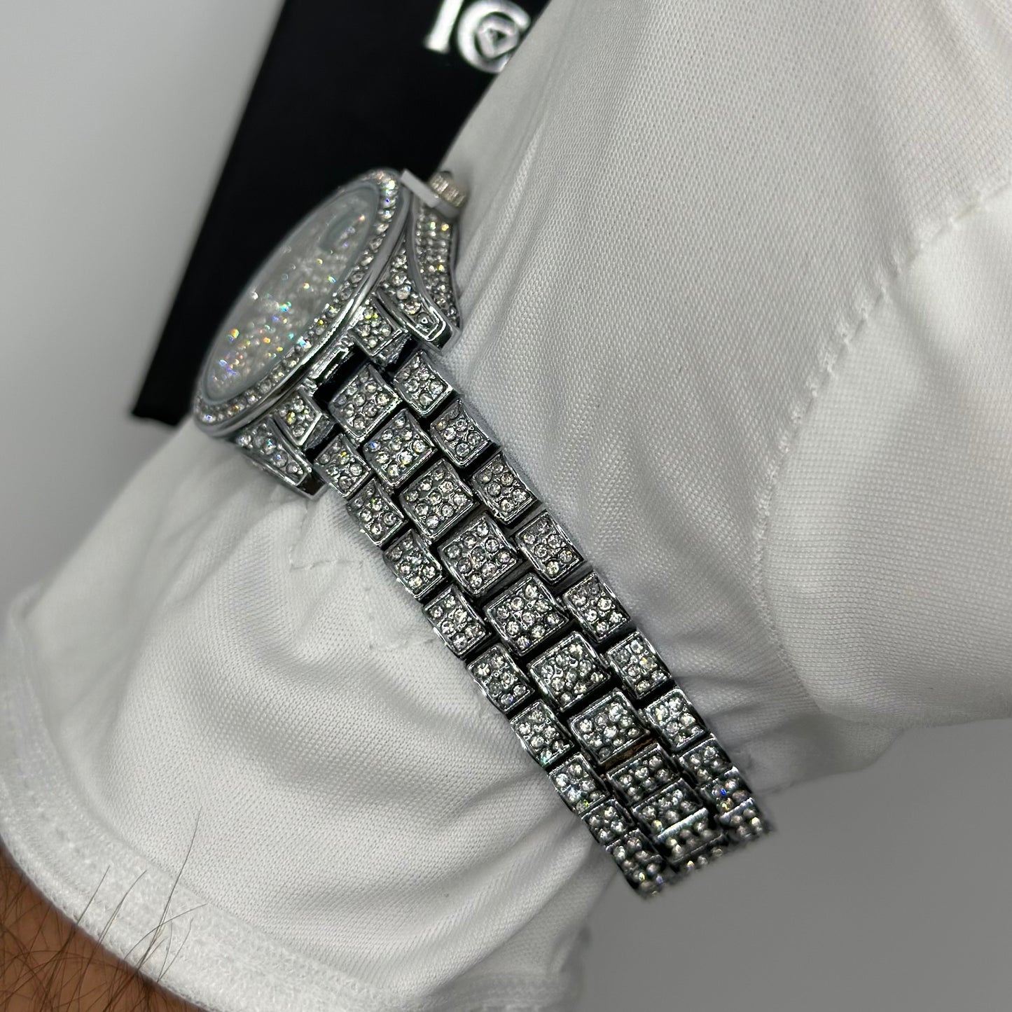 ICED OUT "DRESSOLO" UHR - ICERAIN JEWELRY