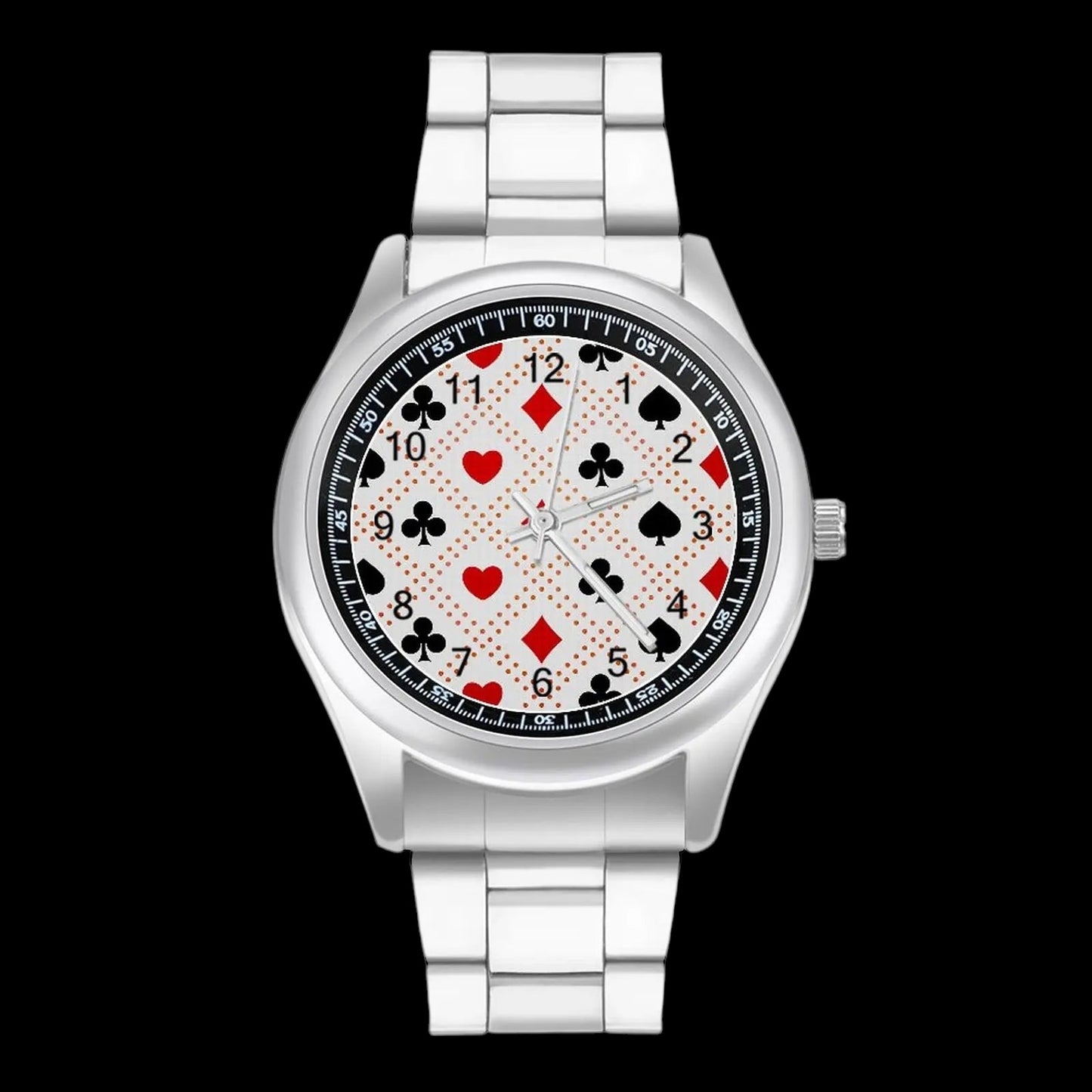 EDELSTAHL "POKER" UHR - ICERAIN JEWELRY