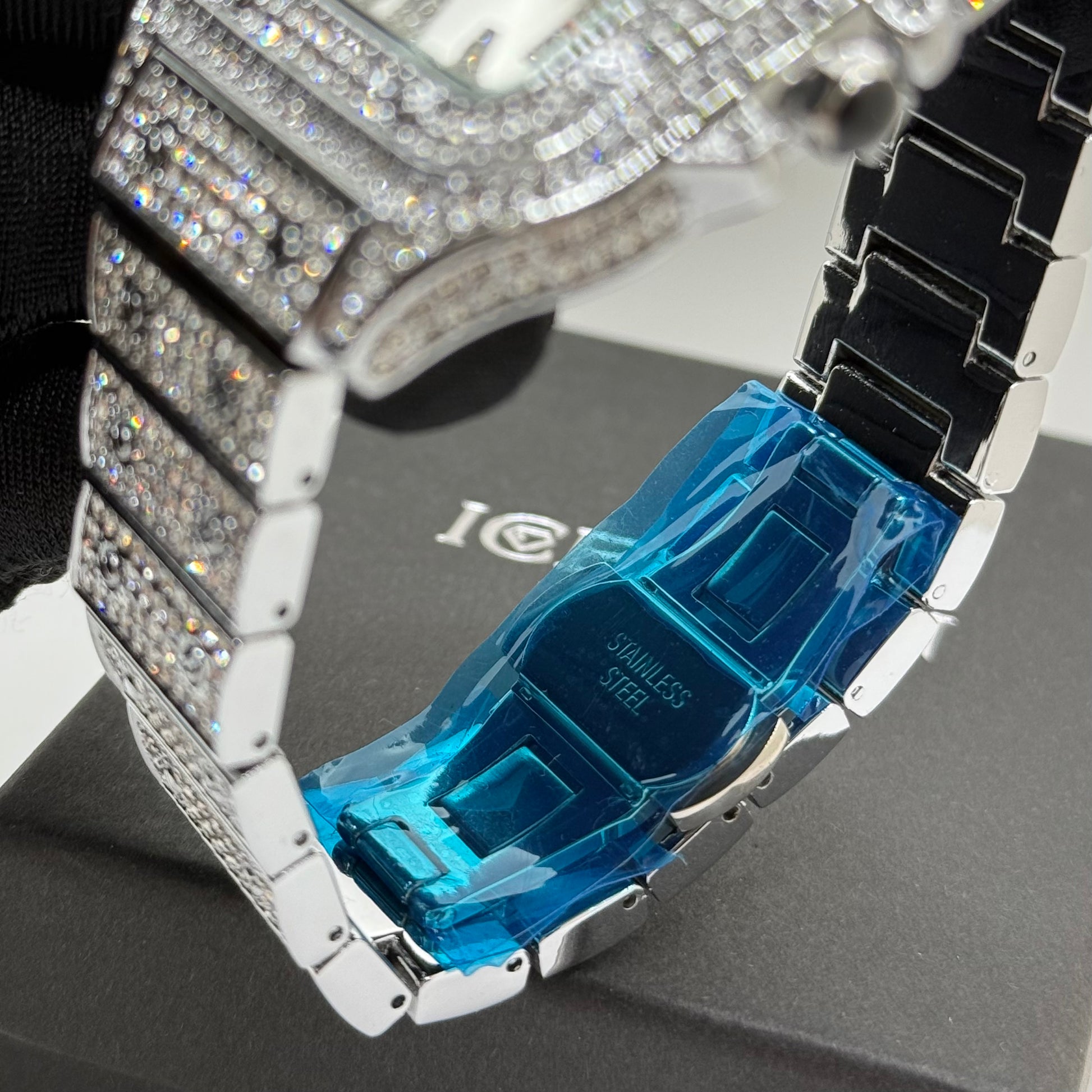 ICED OUT "PIAZZA" UHR - ICERAIN JEWELRY