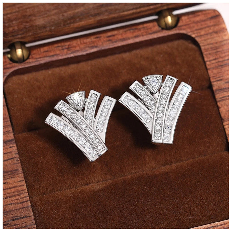 ICED OUT "WHAI" OHRRINGE - ICERAIN JEWELRY