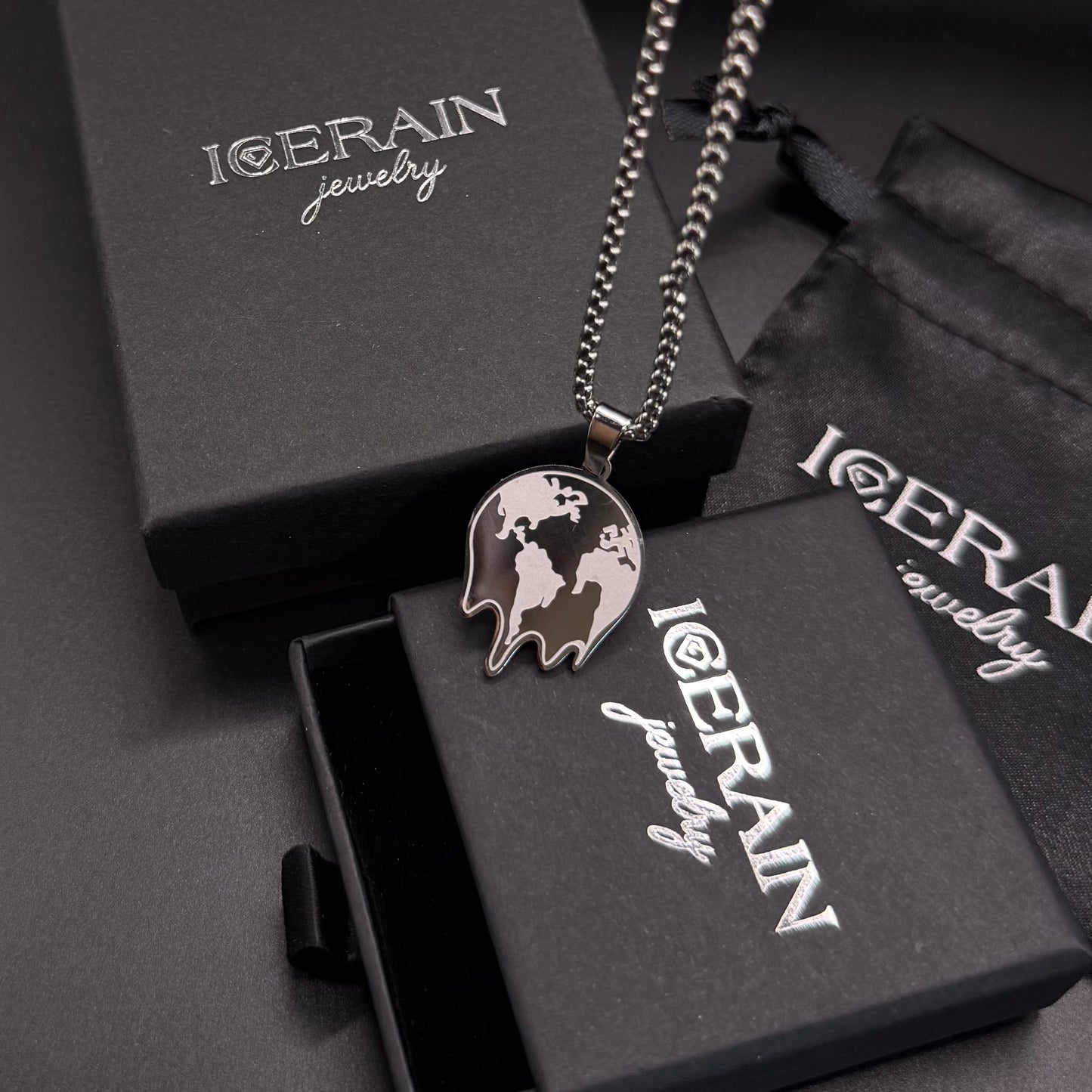 EDELSTAHL "WORLD 999" KETTE - ICERAIN JEWELRY
