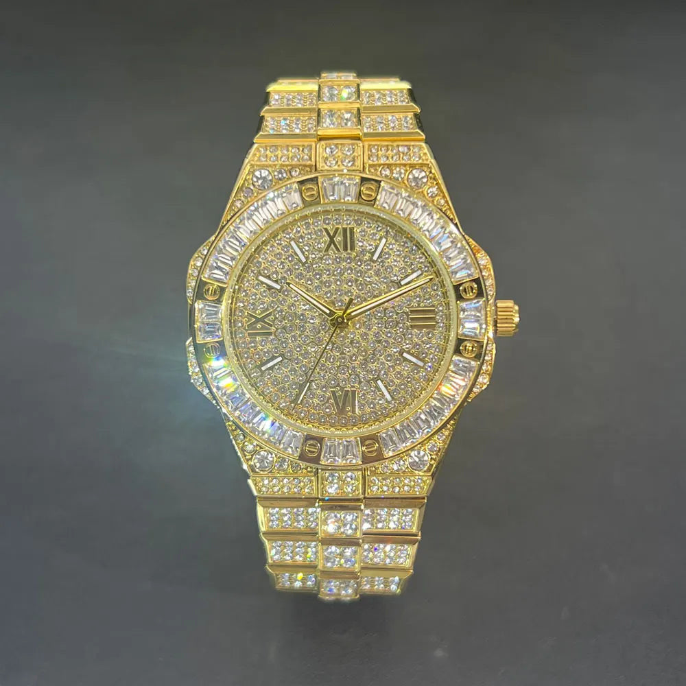 ICED OUT "FASHIONARY" UHR - ICERAIN JEWELRY