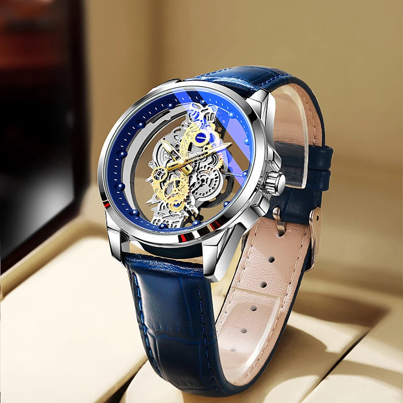 EDELSTAHL "TRASPARO" UHR - ICERAIN JEWELRY