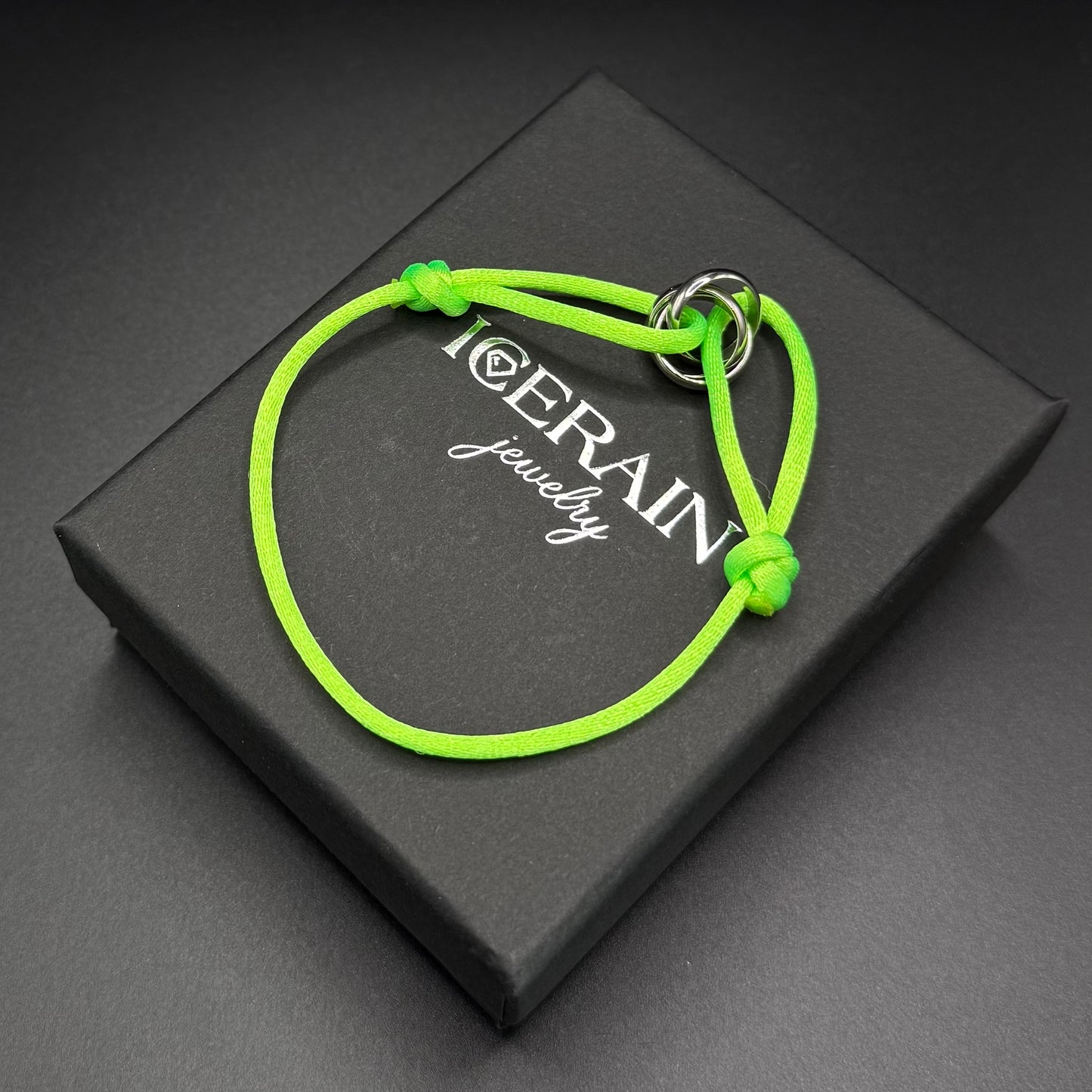 STOFF/EDELSTAHL "TRICOLOR" ARMBAND - ICERAIN JEWELRY