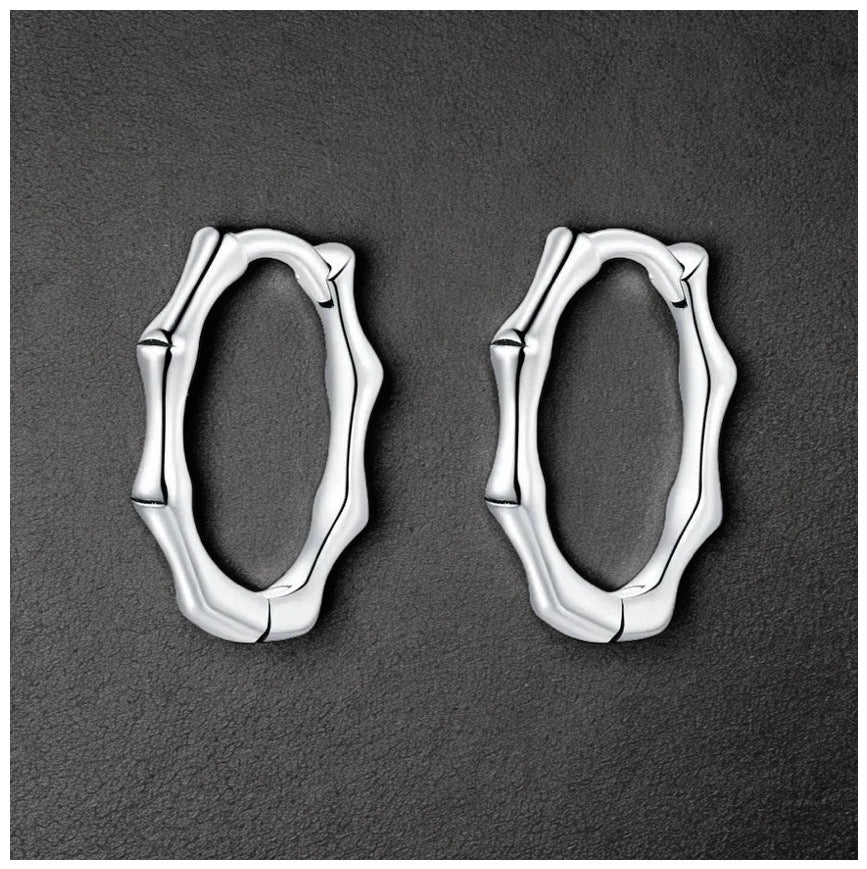 925S SILVER "AUTHENTIC" OHRRINGE - ICERAIN JEWELRY