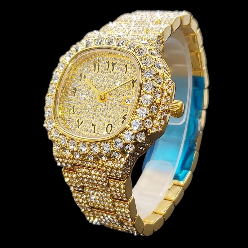 ICED OUT "ARABIC SCINTILLARE" UHR - ICERAIN JEWELRY