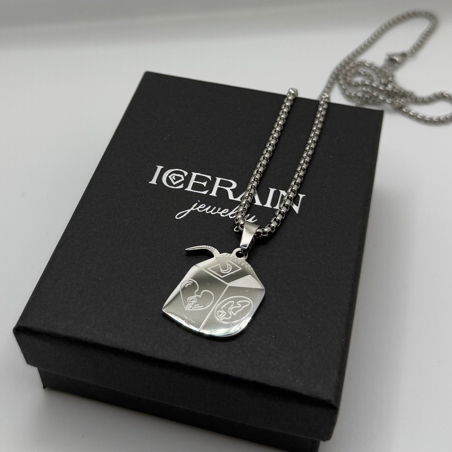 EDELSTAHL "SILVER JUICE 999" KETTE - ICERAIN JEWELRY