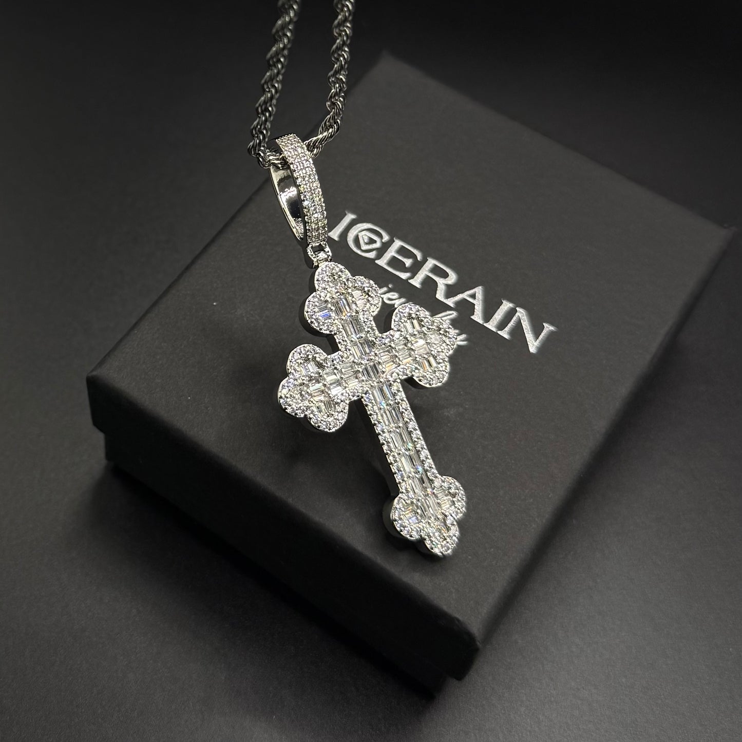 ICED OUT "CROSS V2" KETTE - ICERAIN JEWELRY