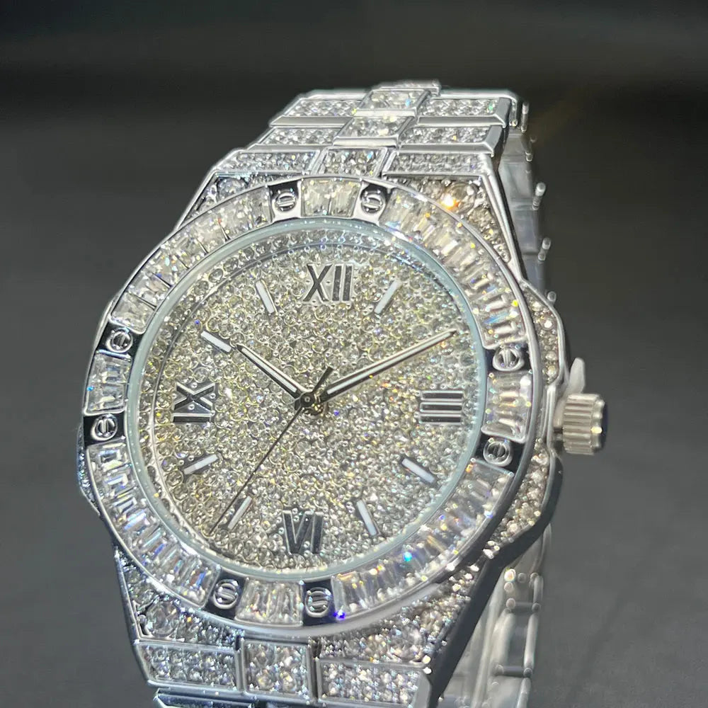 ICED OUT "FASHIONARY" UHR - ICERAIN JEWELRY