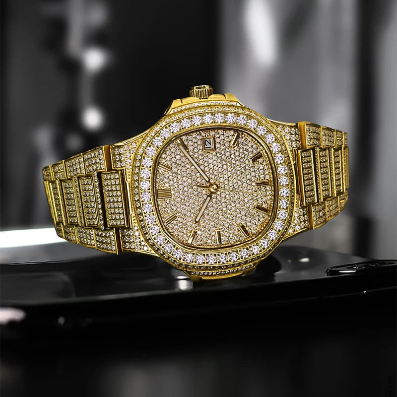 ICED OUT 43MM MOISSANITE "FERANOIR" UHR - ICERAIN JEWELRY