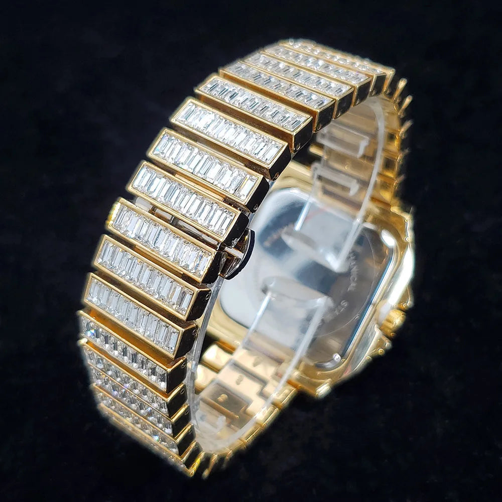 ICED OUT "SHACH" UHR