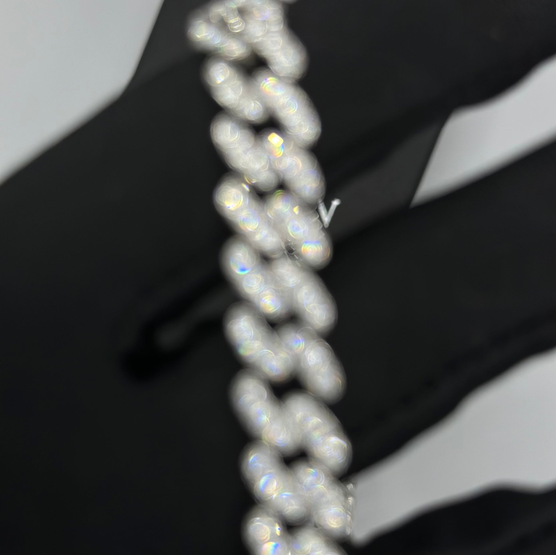 SALE | ICED OUT 9MM 55CM "SILVER CHOPPER CUBAN" KETTE - ICERAIN JEWELRY