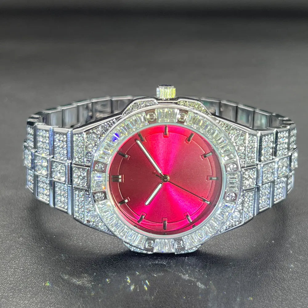 ICED OUT "FASHIONARY" UHR - ICERAIN JEWELRY