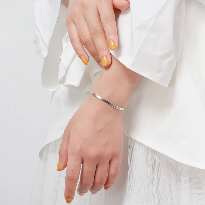 925S SILVER "HERRINGBONE" ARMBAND - ICERAIN JEWELRY