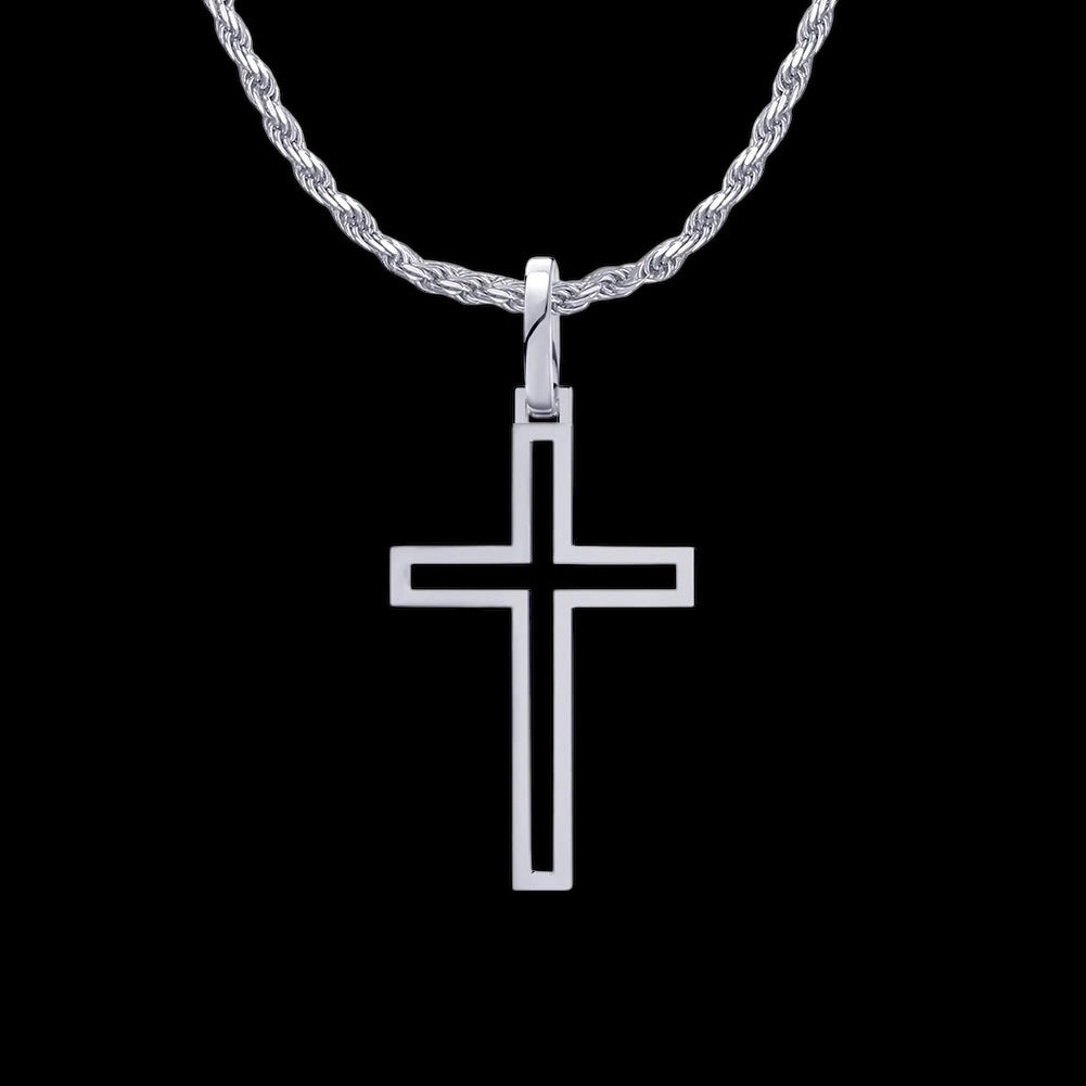 925S SILVER "CROSS V2" KETTE - ICERAIN JEWELRY