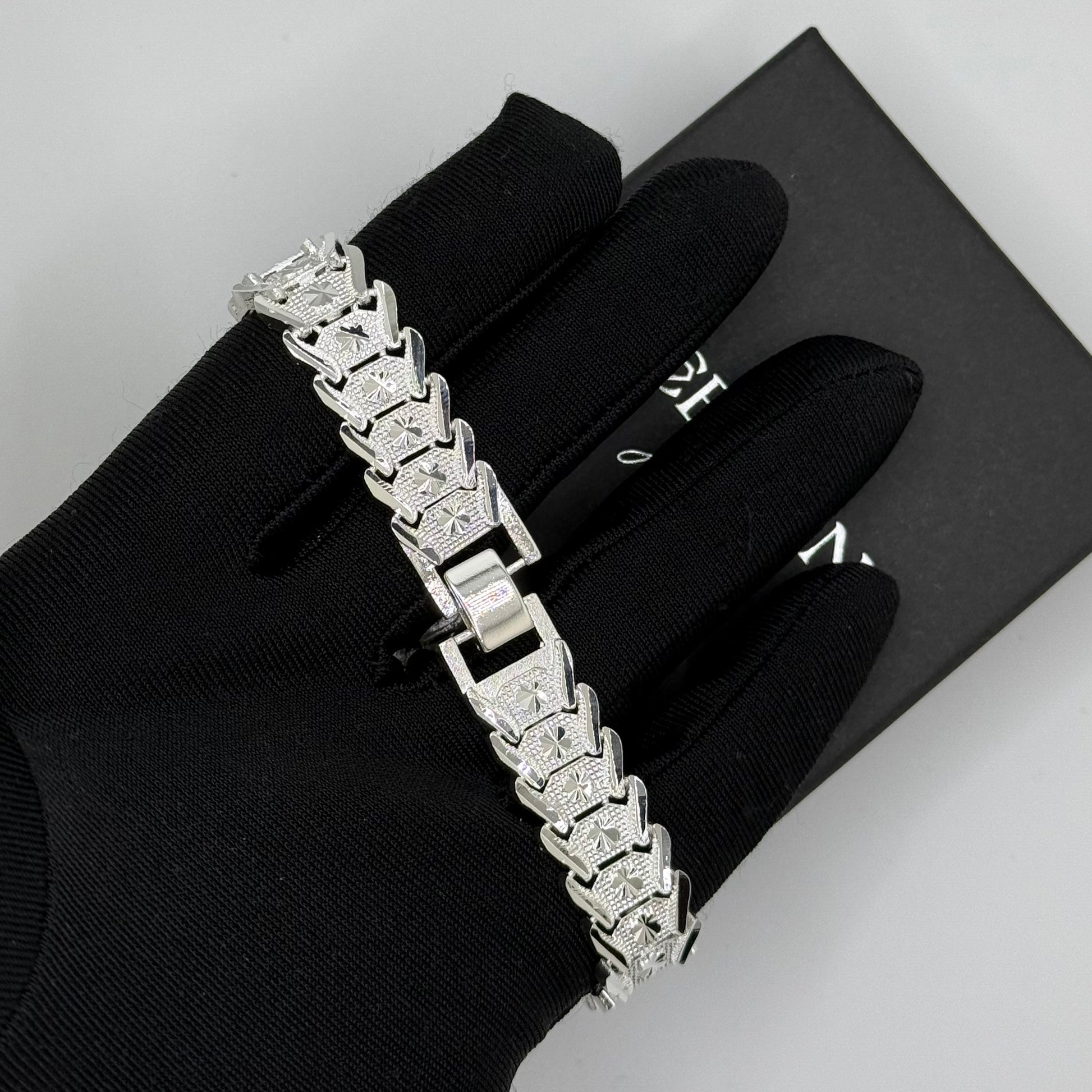 925S SILVER "SCALLONI" ARMBAND - ICERAIN JEWELRY