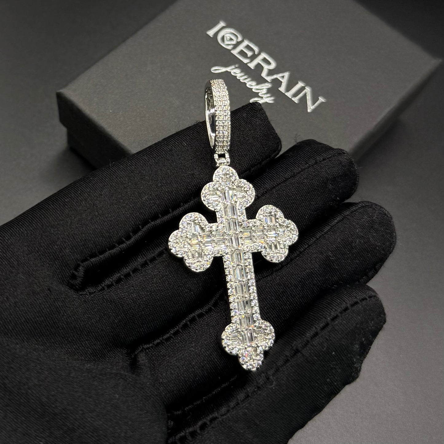 ICED OUT "CROSS V2" KETTE - ICERAIN JEWELRY