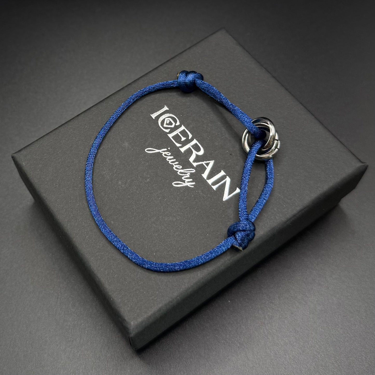 STOFF/EDELSTAHL "TRICOLOR" ARMBAND - ICERAIN JEWELRY