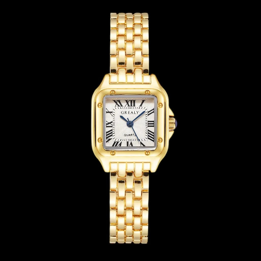SALE | EDELSTAHL "GOLD LADILO" UHR - ICERAIN JEWELRY
