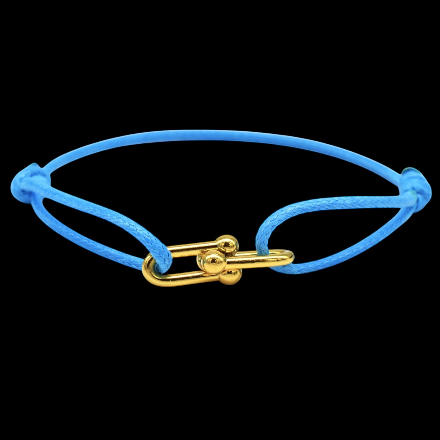 STOFF/EDELSTAHL "CLOSURE" ARMBAND