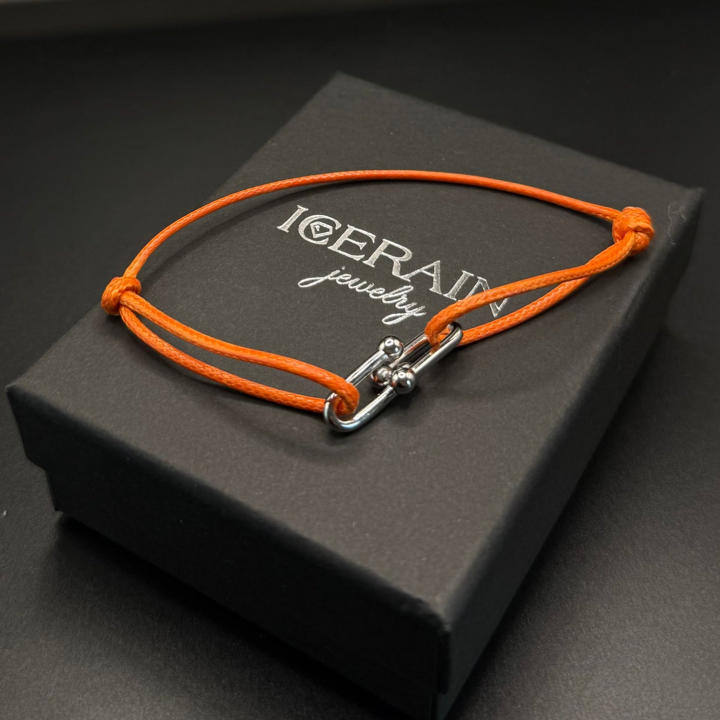 STOFF/EDELSTAHL "CLOSURE" ARMBAND - ICERAIN JEWELRY
