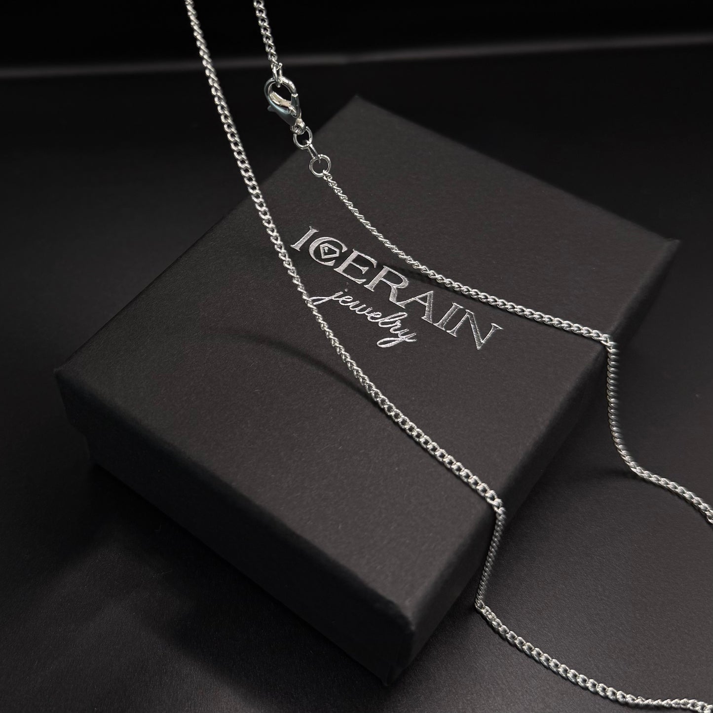 SALE | 925S SILVER 2MM 50CM "CUBAN" KETTE - ICERAIN JEWELRY