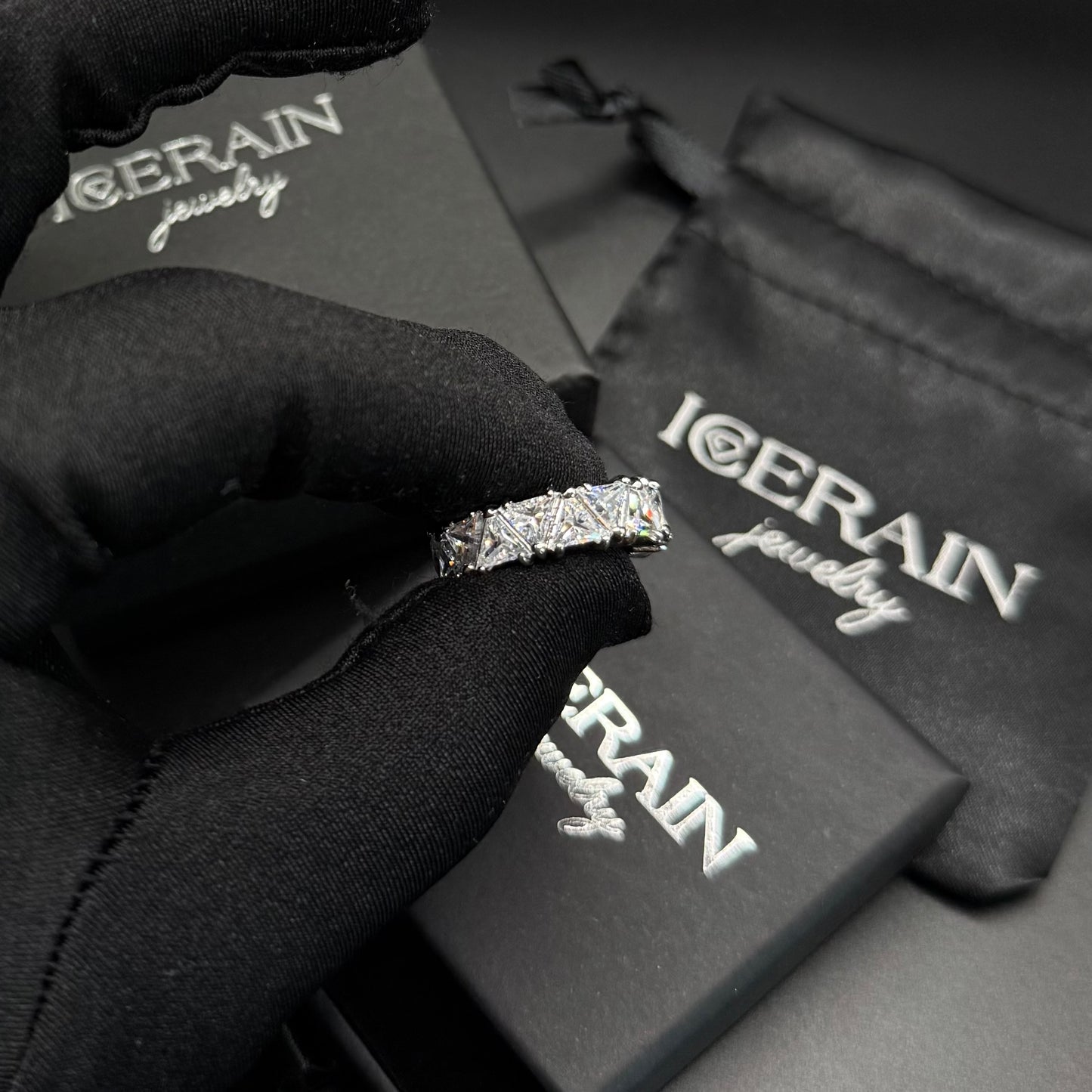 ICED OUT "SILVER SURFER" RING - ICERAIN JEWELRY
