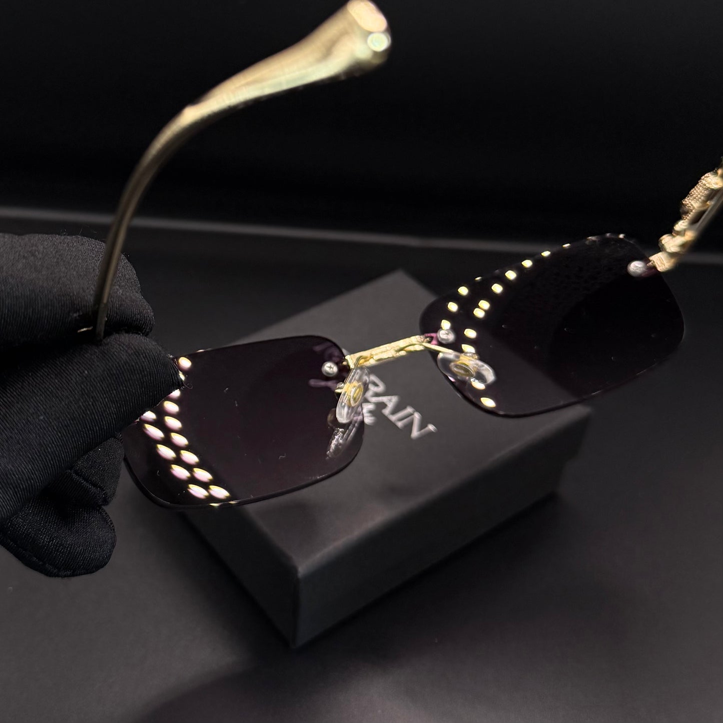 SALE | EDELSTAHL "GREY LEOPARDO V2" SONNENBRILLE - ICERAIN JEWELRY