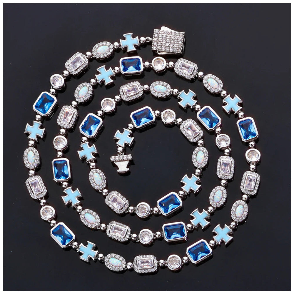 ICED OUT 6MM "SILVER CHOKER V2" KETTE - ICERAIN JEWELRY