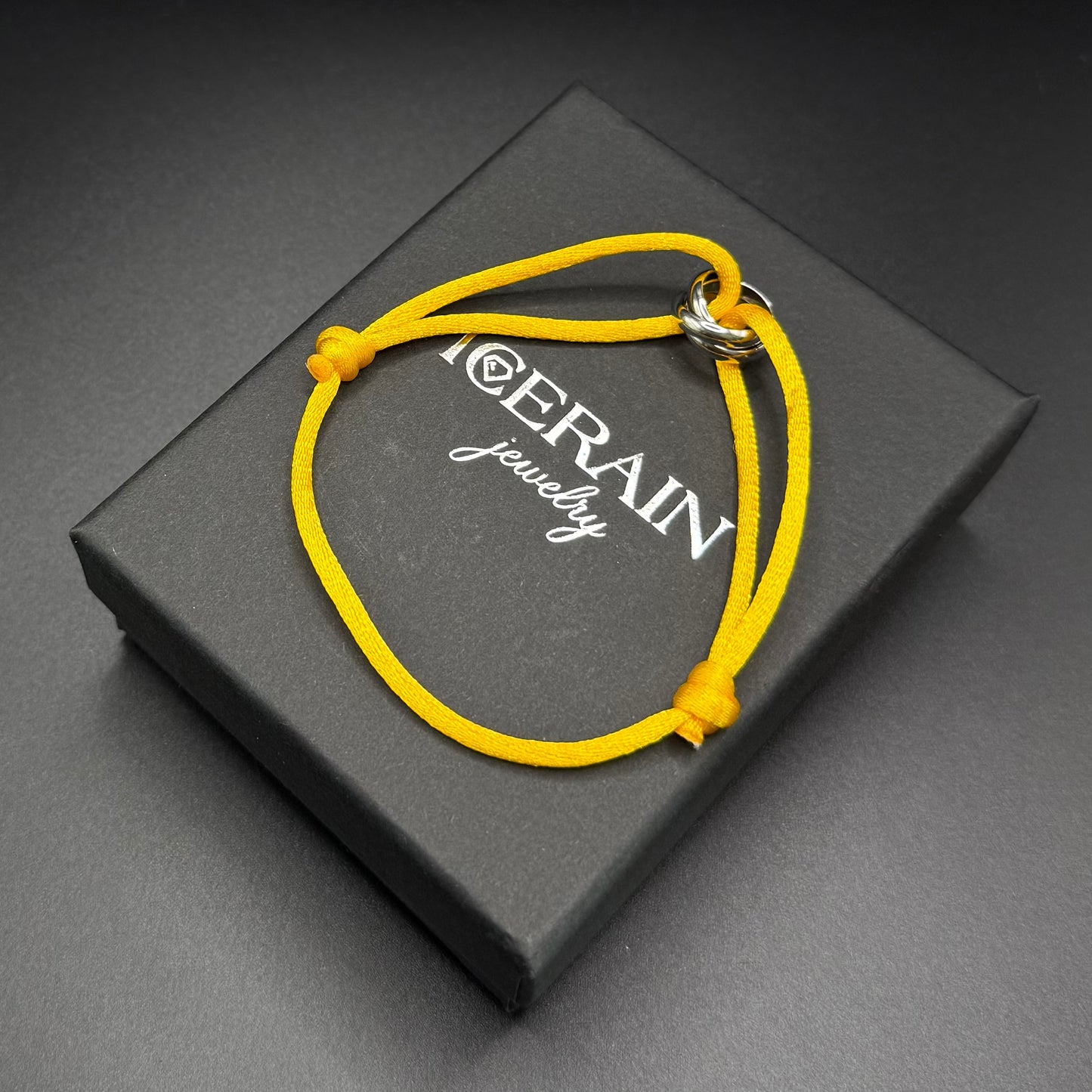 STOFF/EDELSTAHL "TRICOLOR" ARMBAND - ICERAIN JEWELRY