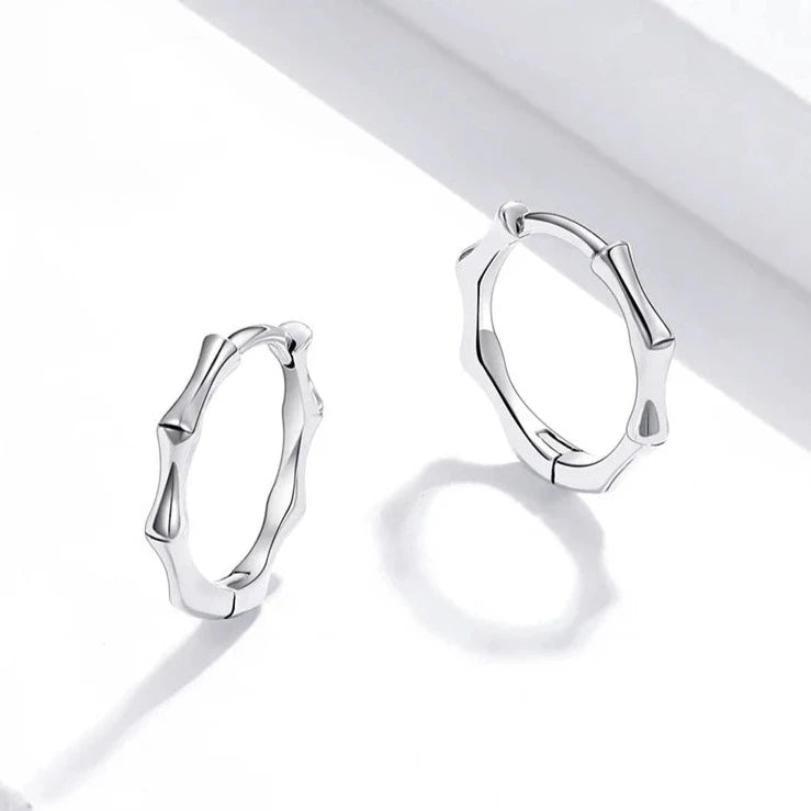 925S SILVER "AUTHENTIC" OHRRINGE - ICERAIN JEWELRY