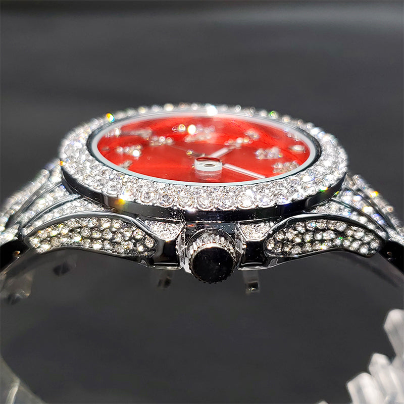 ICED OUT "ARABIC" UHR - ICERAIN JEWELRY