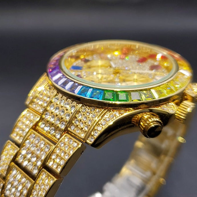 ICED OUT "SOLLINI" UHR - ICERAIN JEWELRY
