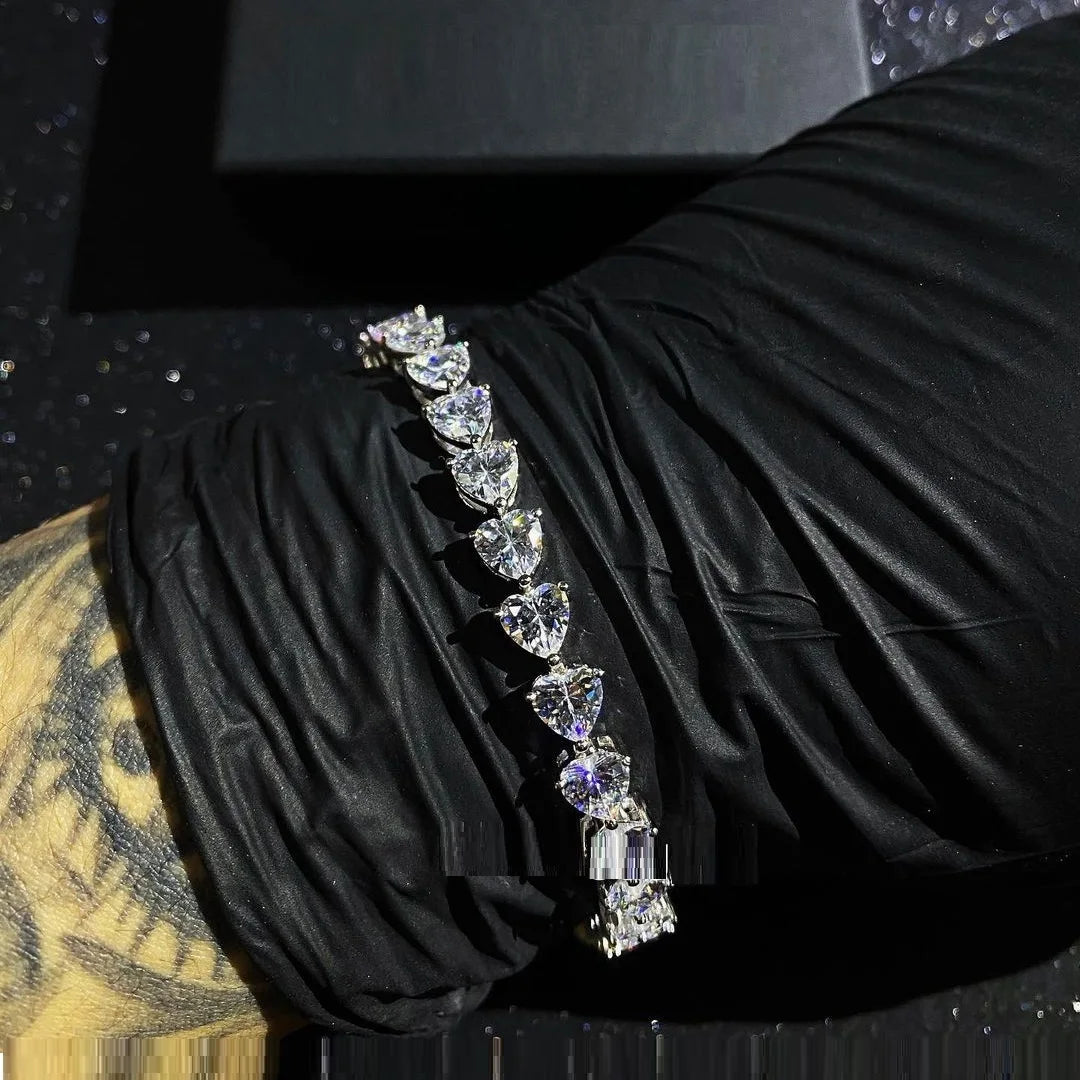 ICED OUT "HEART" ARMBAND - ICERAIN JEWELRY