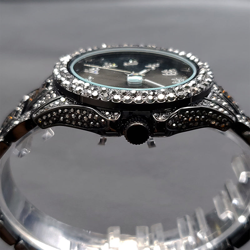 ICED OUT "ARABIC" UHR - ICERAIN JEWELRY