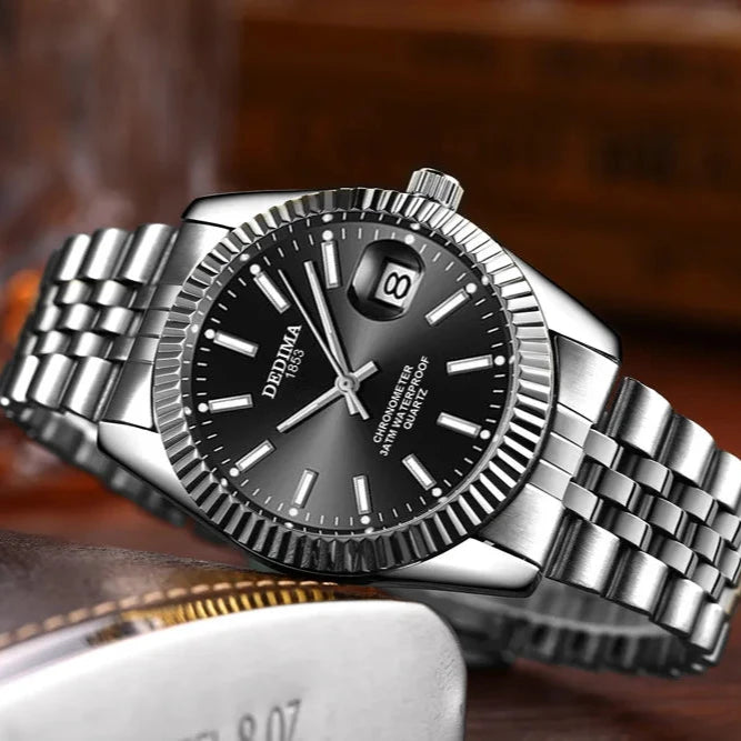EDELSTAHL "HANDLO" UHR - ICERAIN JEWELRY