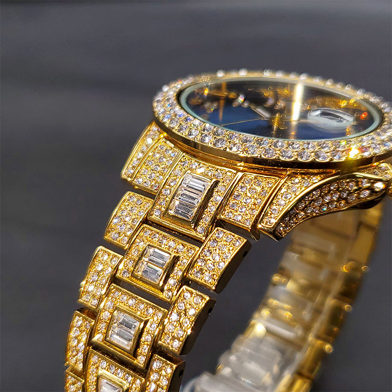 ICED OUT "ARABIC" UHR - ICERAIN JEWELRY