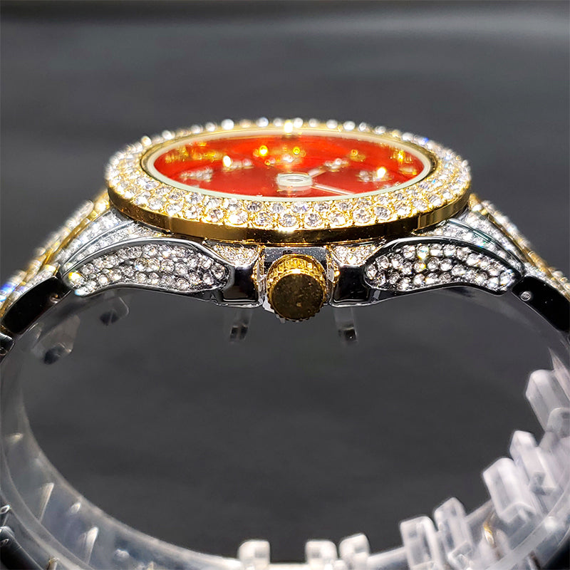 ICED OUT "ARABIC" UHR - ICERAIN JEWELRY