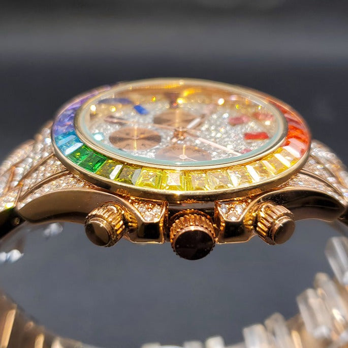 ICED OUT "SOLLINI" UHR - ICERAIN JEWELRY