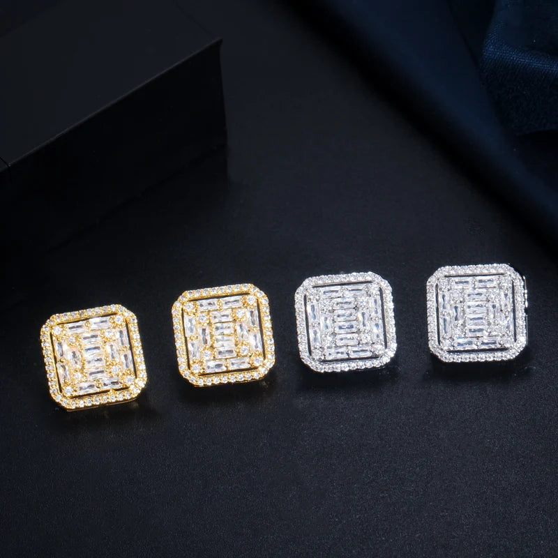 ICED OUT "SILVER PHANTASTICO" OHRRINGE - ICERAIN JEWELRY