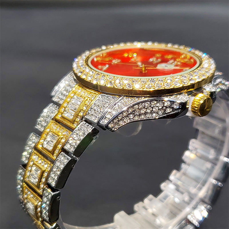 ICED OUT "ARABIC" UHR - ICERAIN JEWELRY