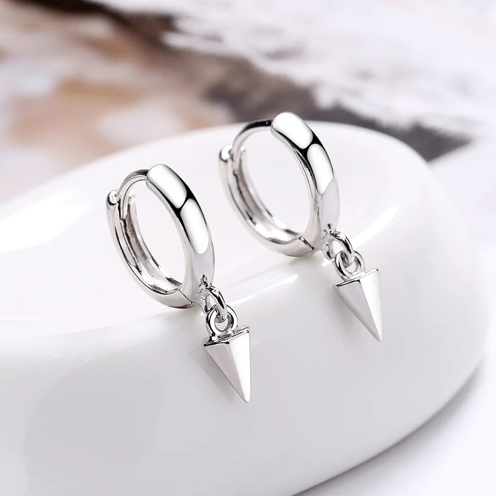 925S SILVER "SILVER PUNK" OHRRINGE - ICERAIN JEWELRY