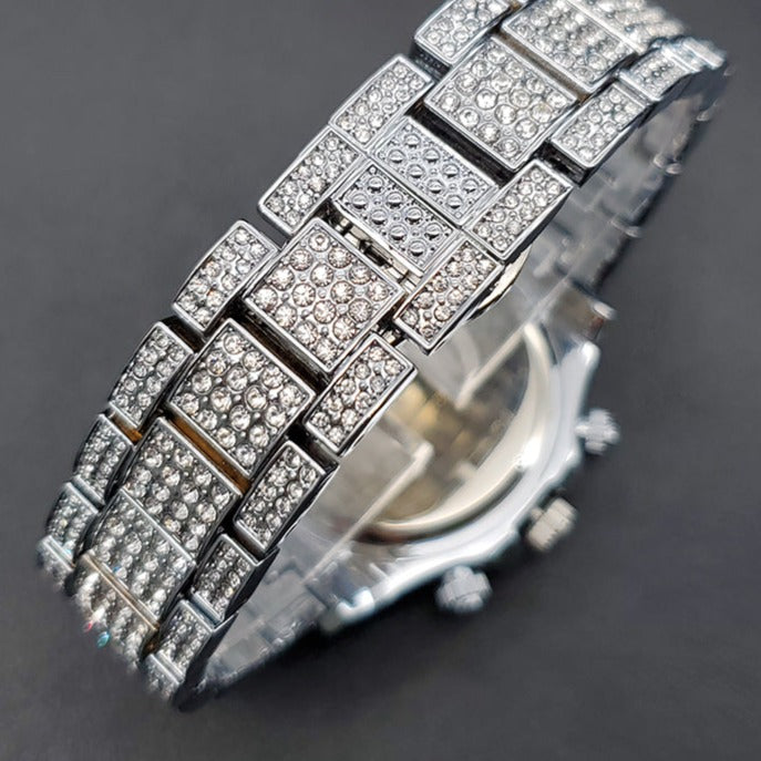 ICED OUT "SOLLINI" UHR - ICERAIN JEWELRY